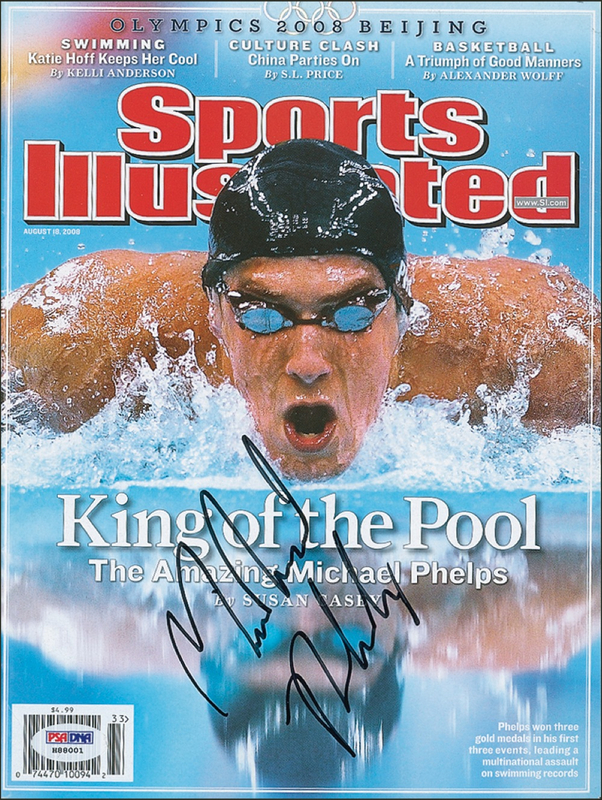 Lot 1377 Michael Phelps Magazine