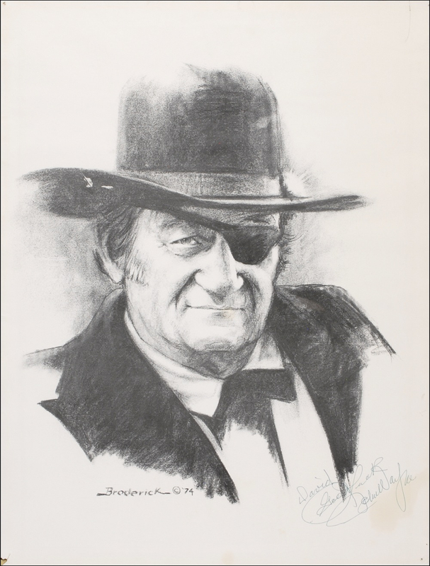 Lot 1127 John Wayne Print