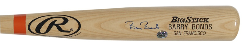 Lot 1209 Barry Bonds Baseball Bat