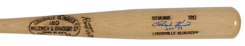 Lot 1306 Ralph Kiner Baseball Bat