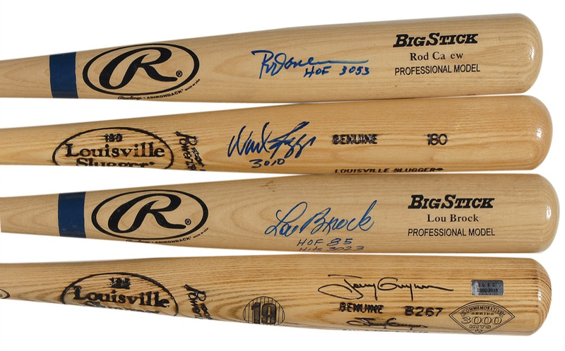 Lot 1188 Baseball: 3000 Hit Club Group Lot