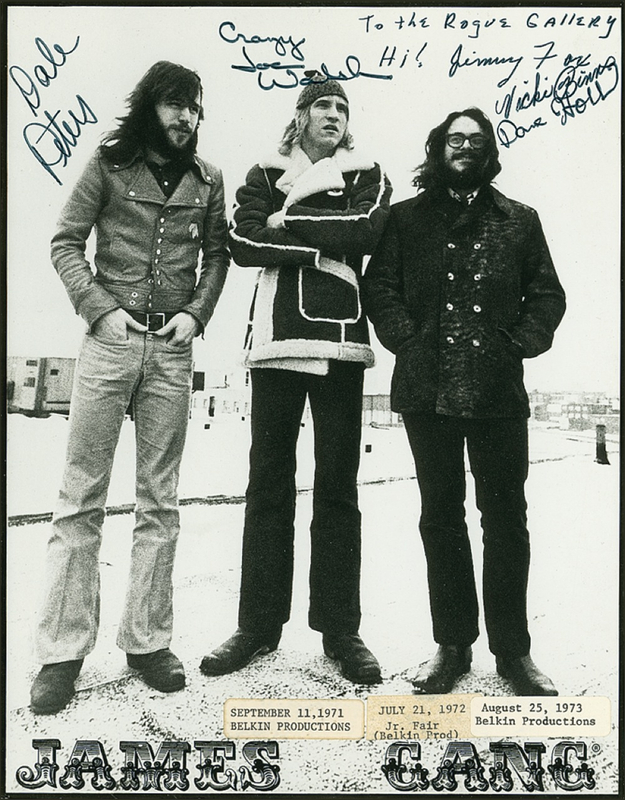 Lot 659 James Gang Signed Photograph