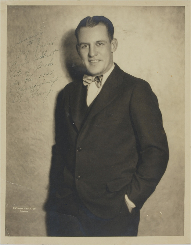 Lot 1267 Red Grange Signed Photograph