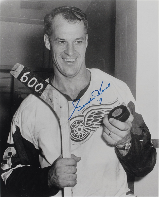 Lot 1282 Gordie Howe Signed Photograph