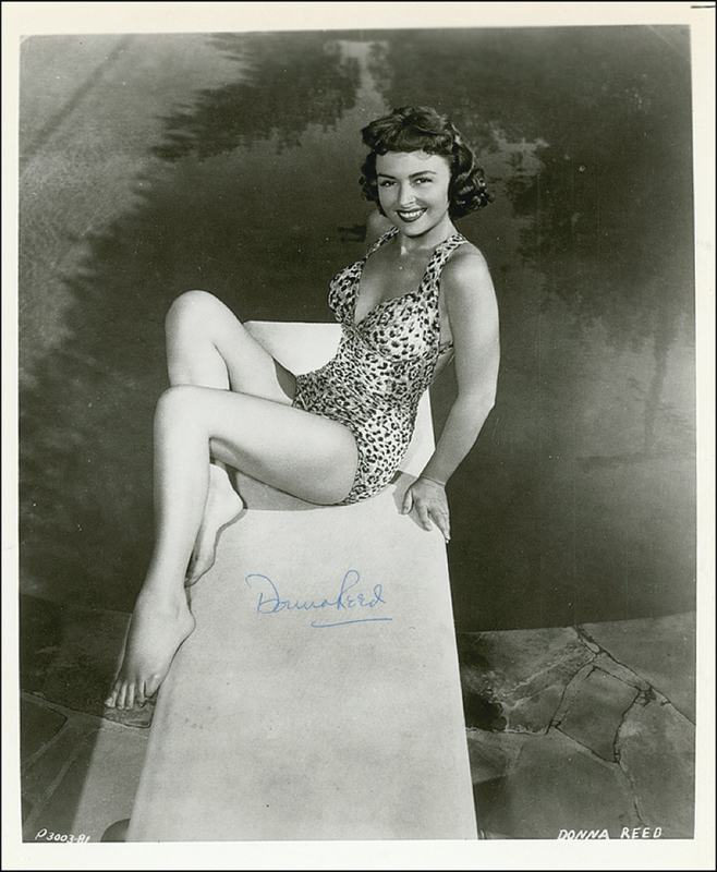 Lot 1062 Donna Reed Signed Photograph