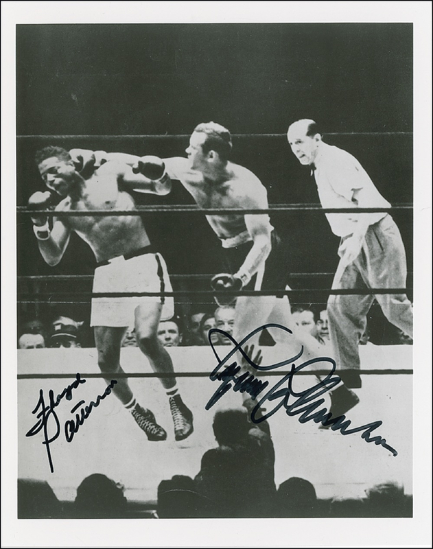 Lot 1375 Floyd Patterson and Ingemar Johansson Signed Photograph