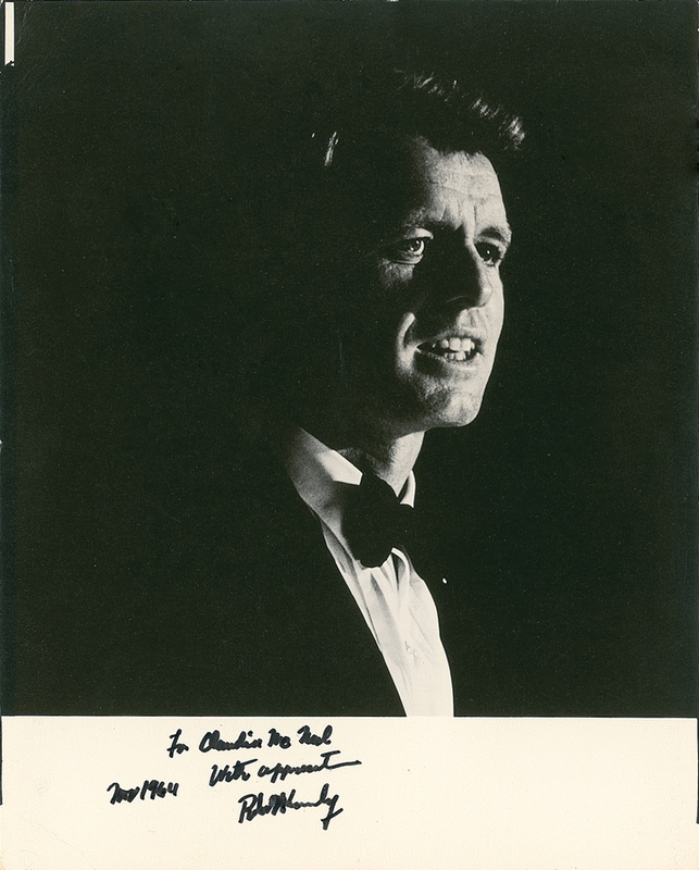 Lot 233 Robert F. Kennedy: Inscribing to a prominent African-American actress