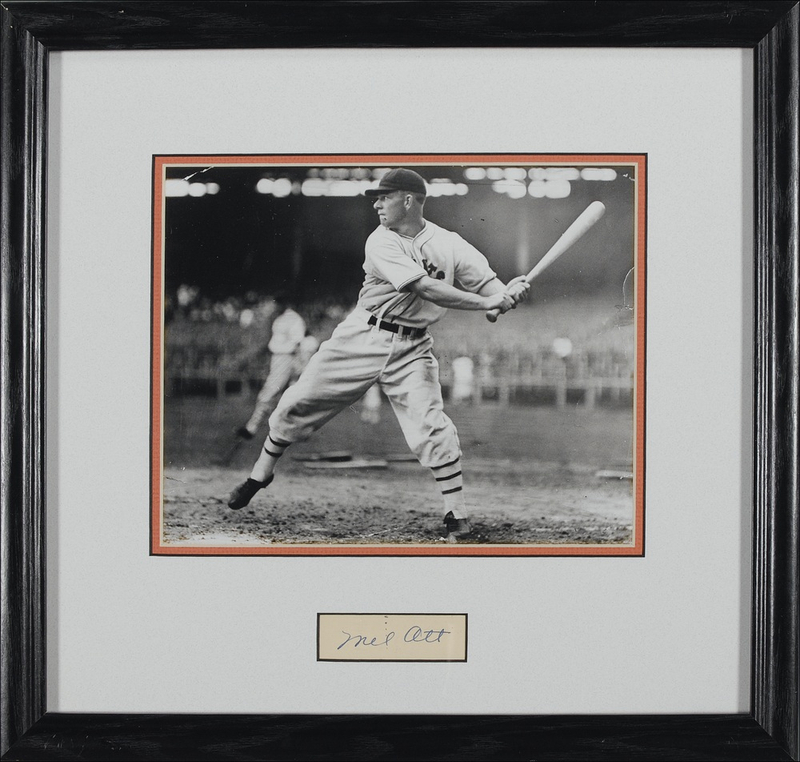 Lot 1369 Mel Ott Signature