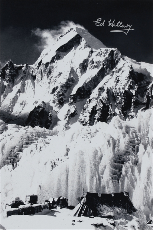 Lot 196 Everest: Edmund Hillary Signed Photograph