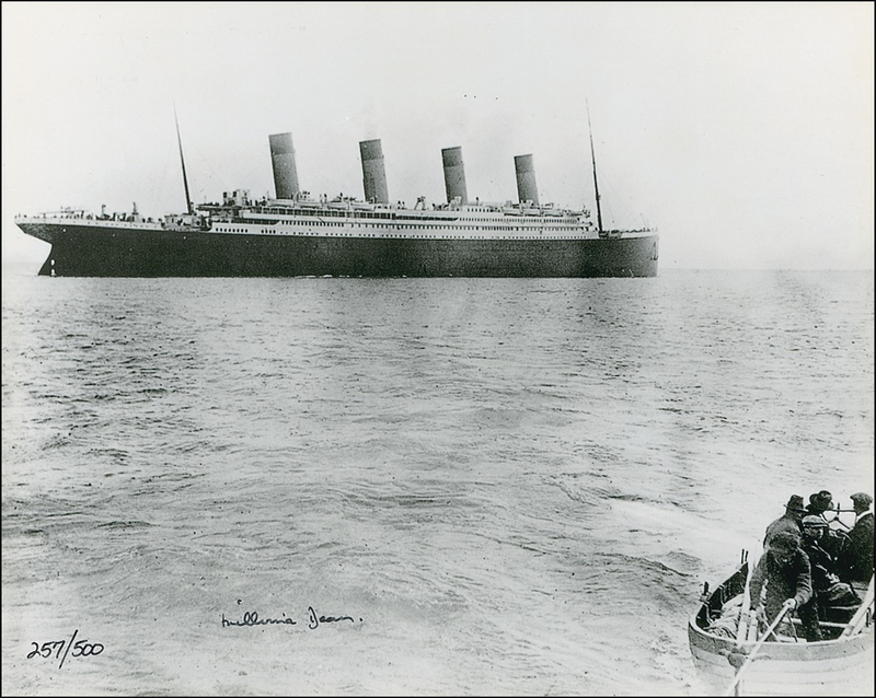 Lot 270 Titanic: Millvina Dean Signed Photograph