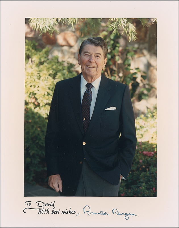 Lot 120 Ronald Reagan Signed Photograph