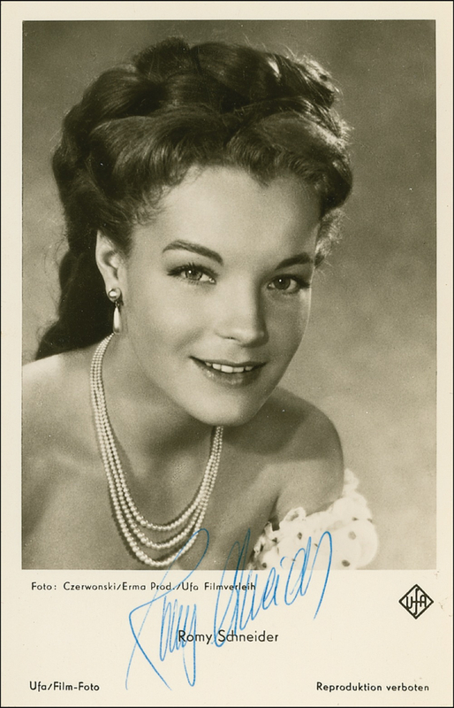 Lot 1075 Romy Schneider Signed Photograph