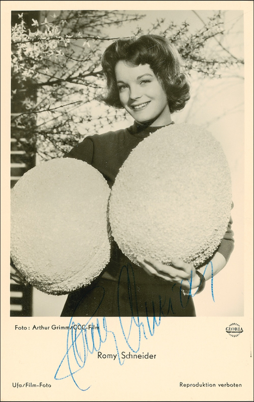 Lot 1076 Romy Schneider Signed Photograph