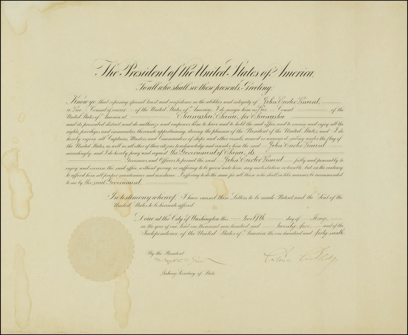 Lot 36 Calvin Coolidge Signed Document