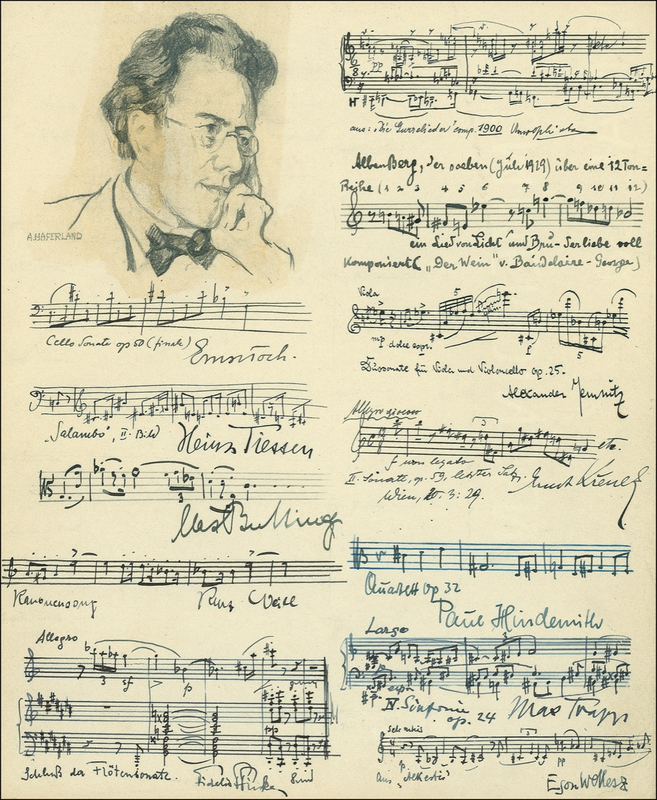 Lot 702 Modern Classical Composers: NEW SOUNDS: Remarkable group AMQS including SCHOENBERG, BERG, WEILL, HINDEMITH, KRENEK, TOCH, and others