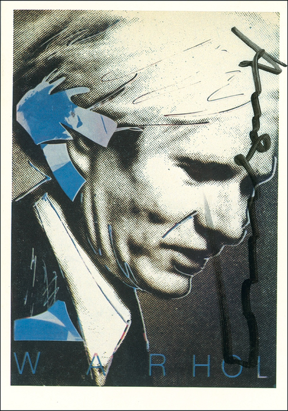 Lot 508 Andy Warhol Signed Photograph