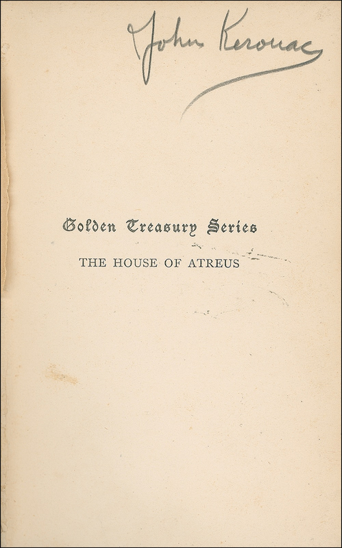 Lot 448 Jack Kerouac: Greek to him