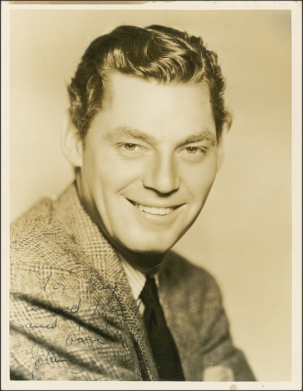 Lot 1128 Johnny Weissmuller Signed Photograph