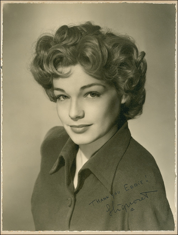Lot 1079 Simone Signoret Signed Photograph