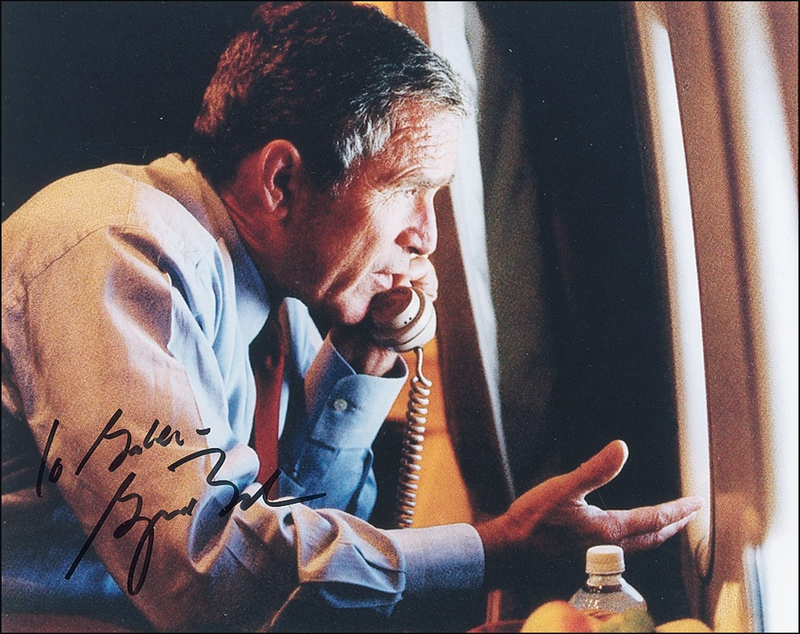 Lot 16 George W. Bush Signed Photograph
