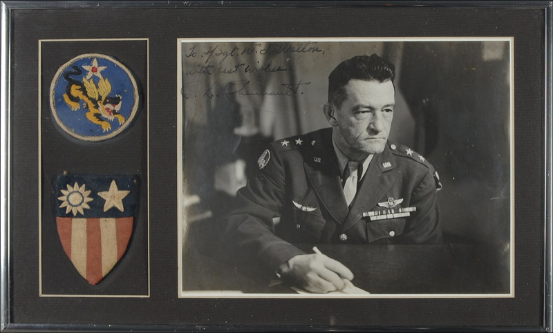 Lot 286 Claire L. Chennault: Legendary organizer of the famed Flying Tigers