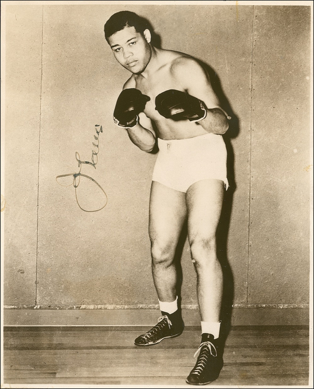 Lot 1319 Joe Louis Signed Photograph