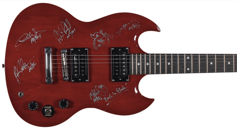 Lot 538 AC/DC Guitar