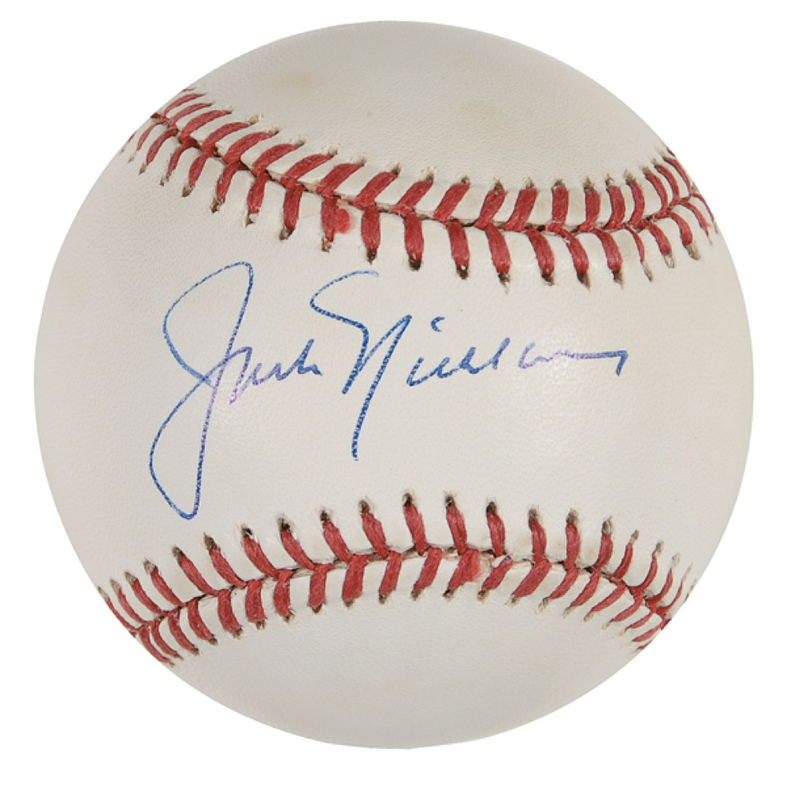 Lot 1359 Jack Nicklaus Baseball