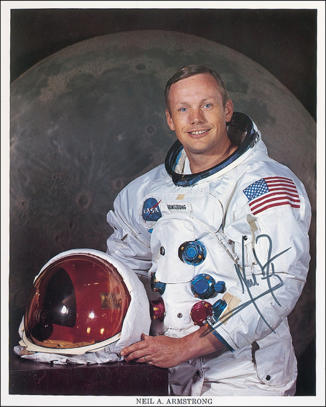 Lot 357 Neil Armstrong Signed Photograph