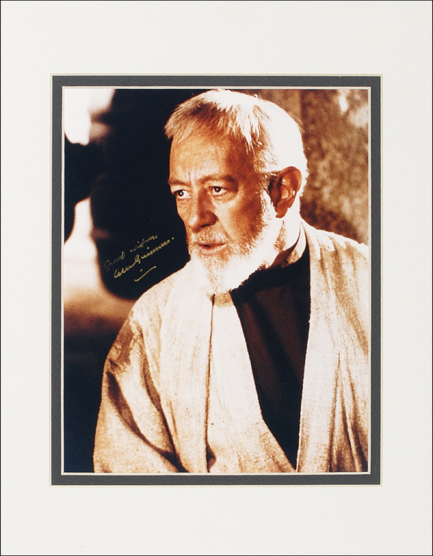 Lot 1097 Star Wars: Alec Guinness Signed Photograph