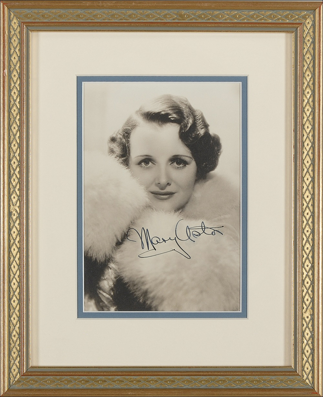 Lot 824 Mary Astor Signed Photograph