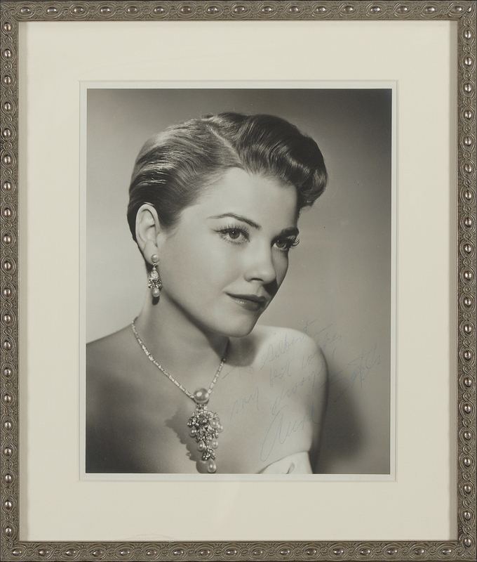 Lot 838 Anne Baxter Signed Photograph