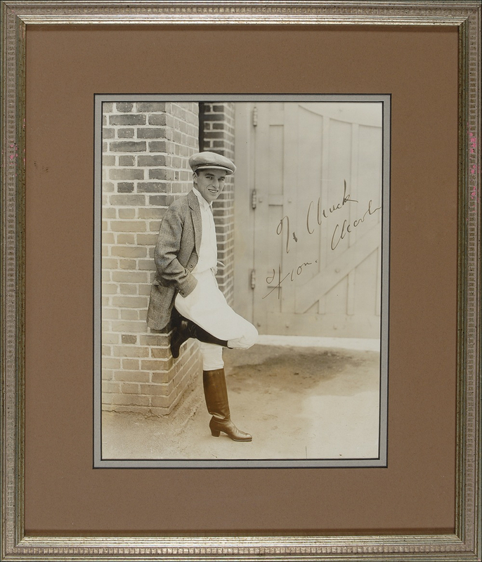 Lot 867 Charlie Chaplin: Chaplin signs for his A Dog?s Life and The Kid costar shortly before embarking on the Liberty Loan Drive and the creation of United Artists