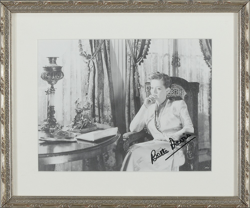 Lot 889 Bette Davis Signed Photograph