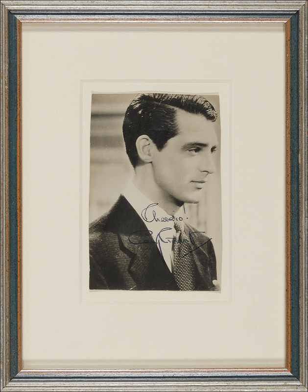Lot 949 Cary Grant Signed Photograph