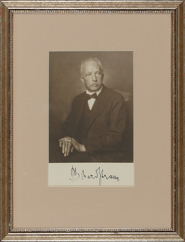 Lot 779 Richard Strauss Signed Photograph