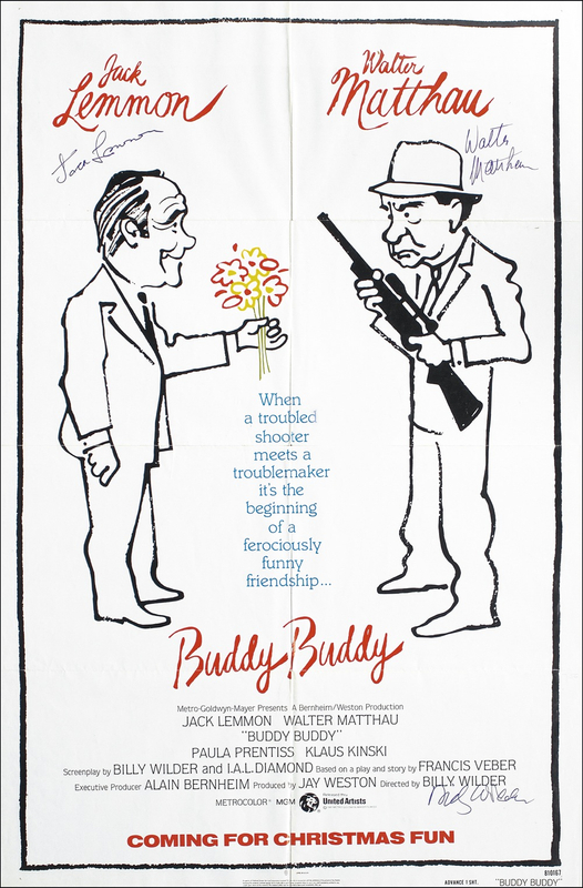 Lot 1002 Jack Lemmon and Walter Matthau Poster