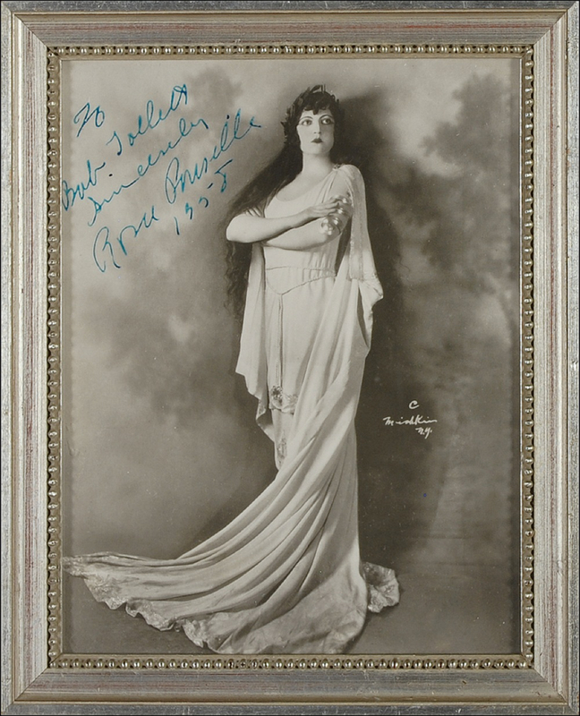 Lot 732 Rosa Ponselle Signed Photograph
