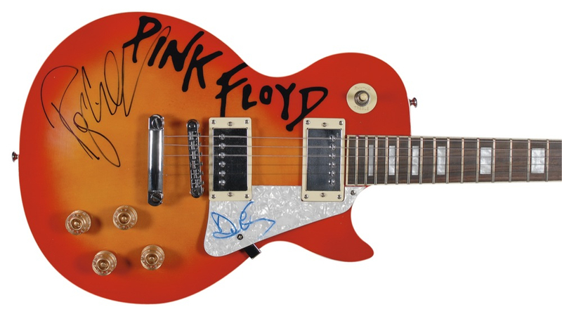 Lot 729 Pink Floyd: Roger Waters and David Gilmo Guitar