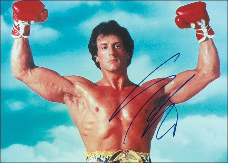 Lot 1091 Sylvester Stallone Signed Photograph