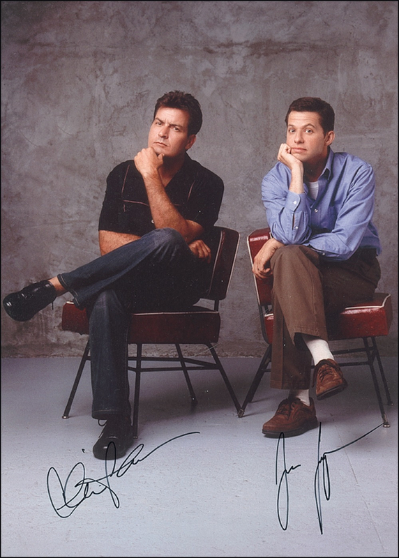 Lot 1121 Two and a Half Men Signed Photograph