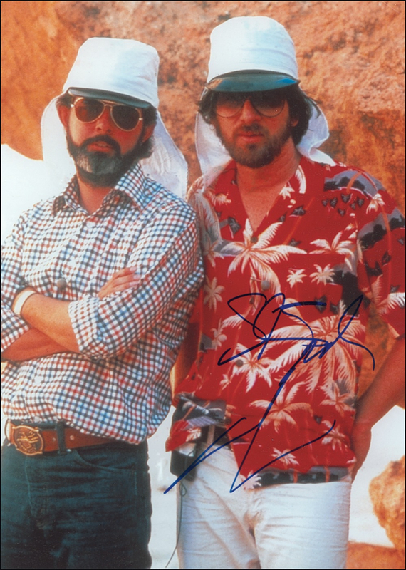 Lot 1015 George Lucas and Steven Spielberg Signed Photograph