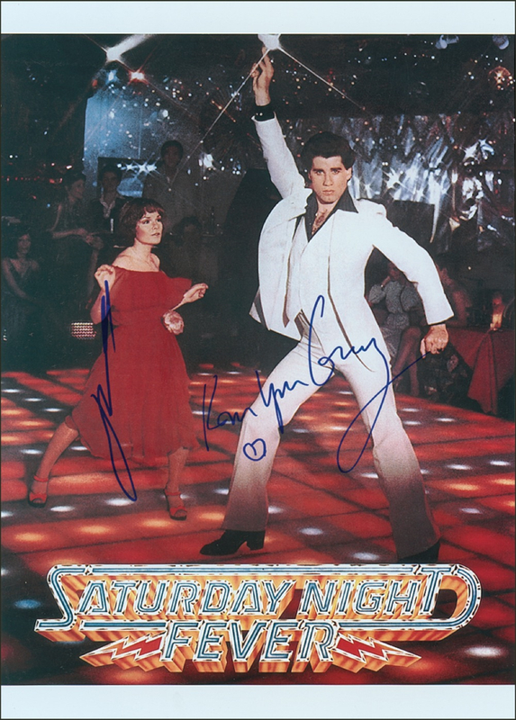 Lot 1074 Saturday Night Fever Signed Photograph