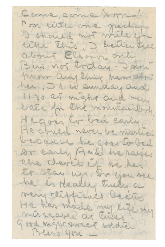 Lot 930 Greta Garbo: “PLEASE HEAVEN SEND MY SOLDIER BACK”: “Mountainboy” GRETA GARBO writes to lover GILBERT ROLAND
