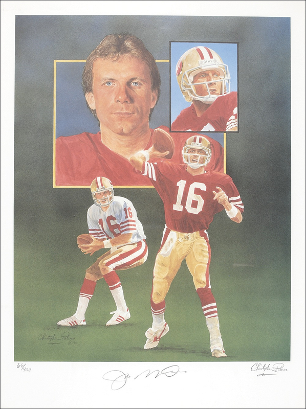 Lot 1342 Joe Montana Print