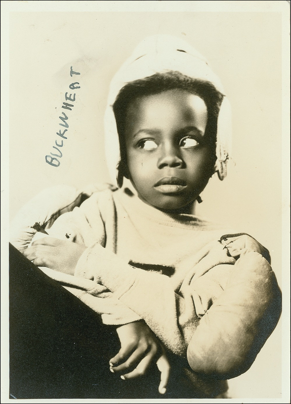 Lot 1113 William ?Buckwheat? Thomas: Elusive photo signed as Buckwheat
