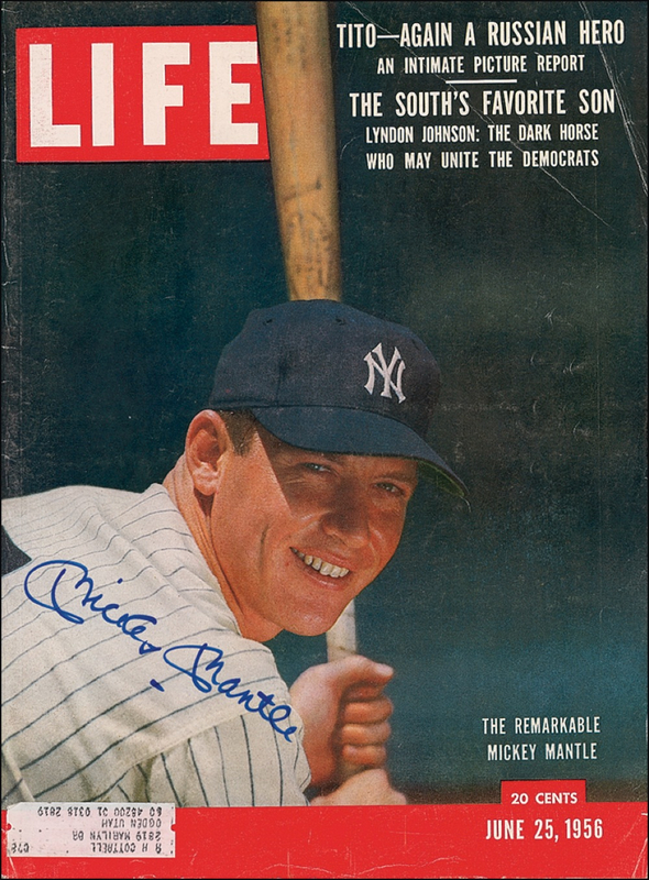 Lot 1332 Mickey Mantle Magazine