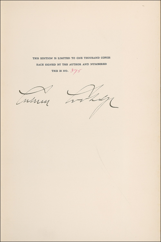 Lot 37 Calvin Coolidge Book
