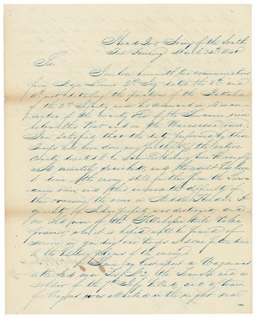 Lot #141 Zachary Taylor: TURMOIL with the SEMINOLES: ?A Wagon was attacked near Fort No. 2 ? a soldier of the 7th Infy. was killed? - Image 1