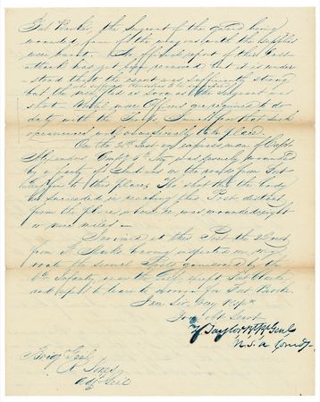 Lot #141 Zachary Taylor: TURMOIL with the SEMINOLES: ?A Wagon was attacked near Fort No. 2 ? a soldier of the 7th Infy. was killed? - Image 2